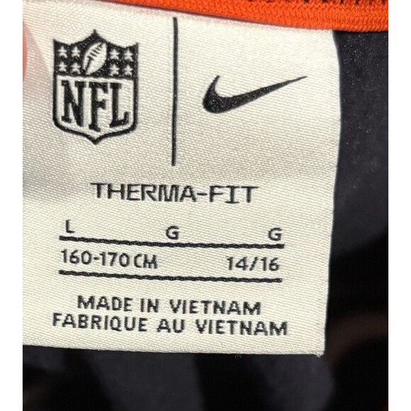 Nike Chicago Bears Hoodie Youth Large Blue Therma-Fit Football Authentic NFL - Picture 6 of 7